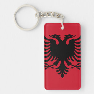 Flag of Albania Keychain