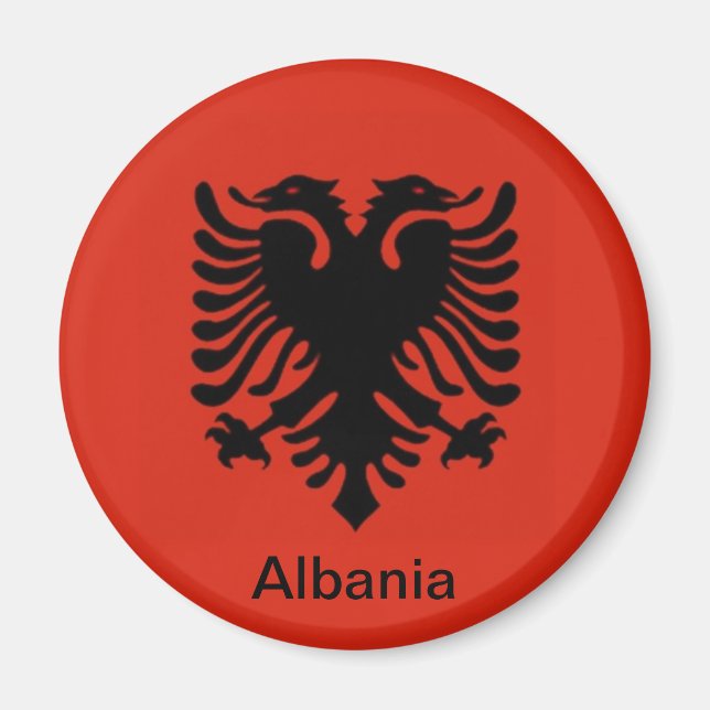 Flag of Albania Magnet (Front)