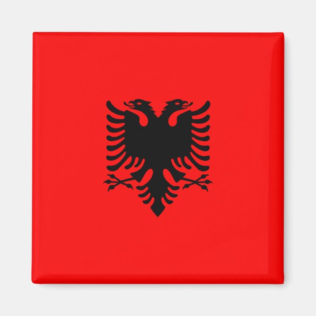 Flag of Albania Magnet (Front)