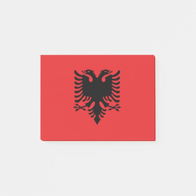 Flag of Albania Post-it Notes (Front)