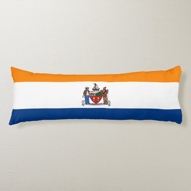 Flag of Albany, New York Body Cushion (Front)