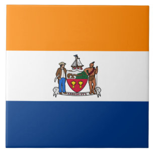 Flag of Albany (New York) Ceramic Tile