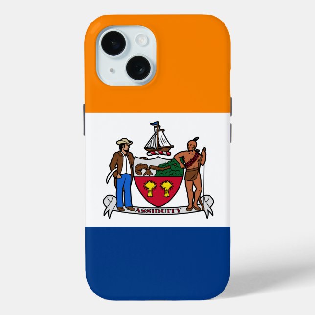 Flag of Albany, New York iPhone / iPad case (Back)