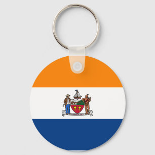 Flag of Albany, New York Key Ring