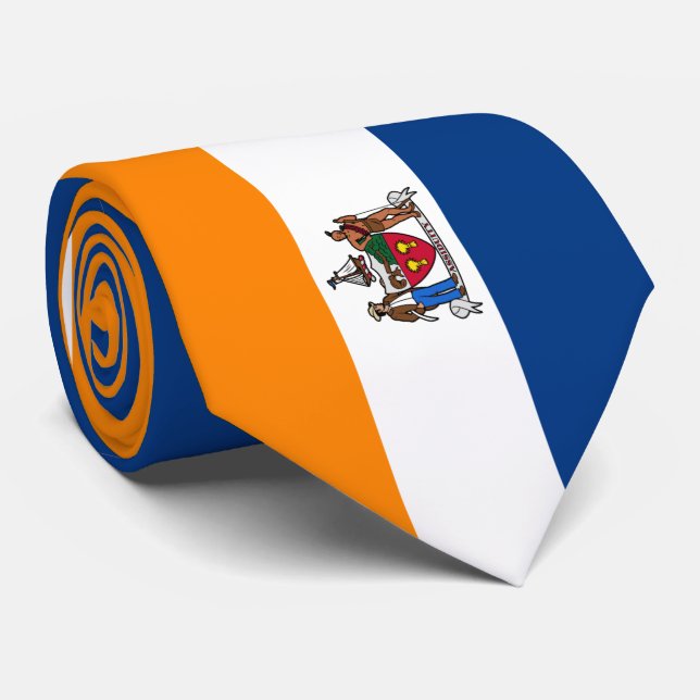 Flag of Albany (New York) Tie (Rolled)