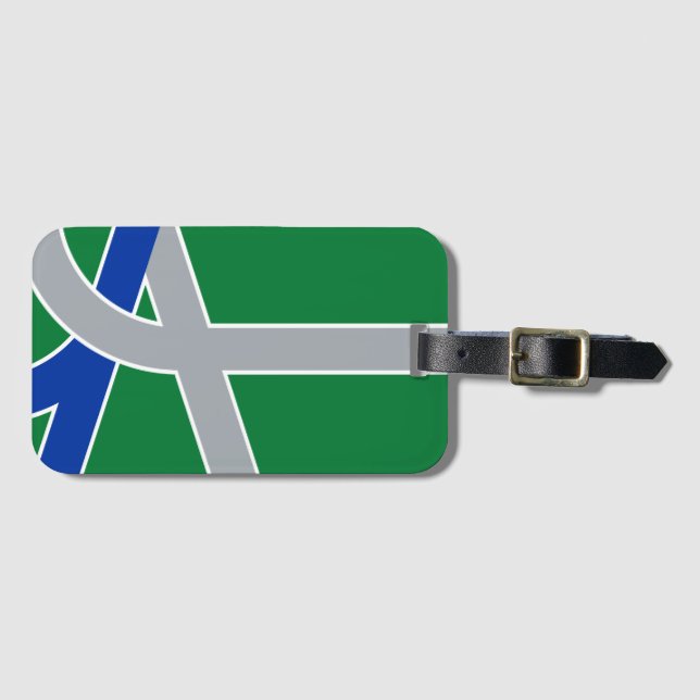 Flag of Albany, Oregon Luggage Tag (Front Horizontal)