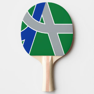 Flag of Albany, Oregon Ping Pong Paddle