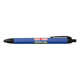 Flag of Alberta Black Ink Pen