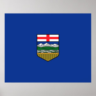 Flag of Alberta Poster