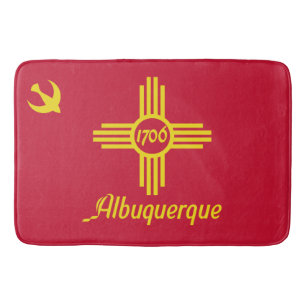 Flag of Albuquerque (New Mexico) Bath Mat