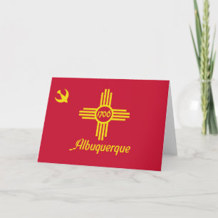 Flag of Albuquerque (New Mexico) Card