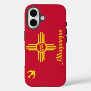 Flag of Albuquerque, New Mexico iPhone 16 Case