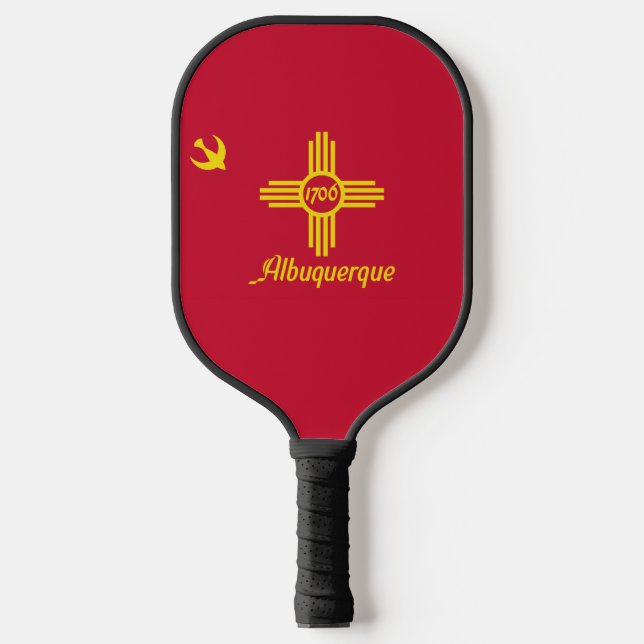 Flag of Albuquerque, New Mexico  Pickleball Paddle (Front)
