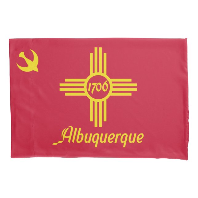 Flag of Albuquerque (New Mexico) Pillowcase (Front)