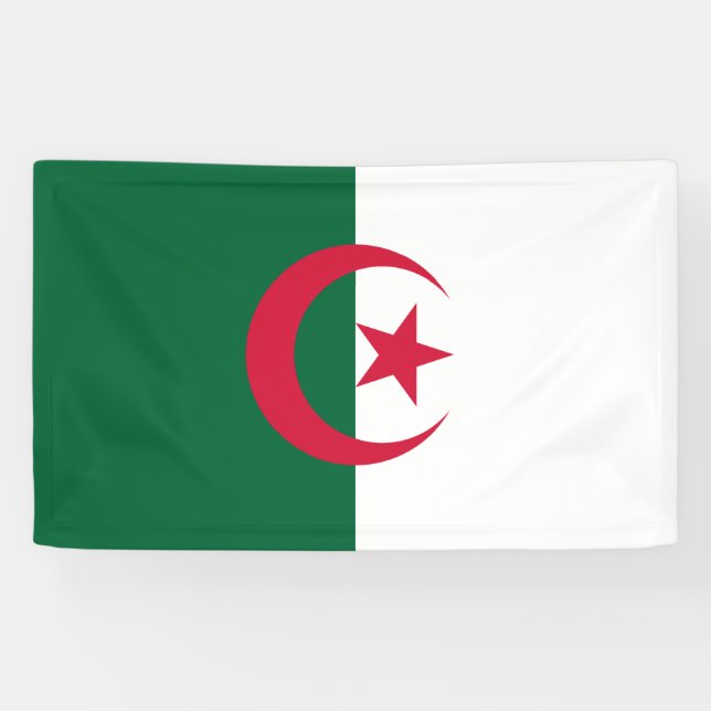 Flag of Algeria Banner (Horizontal)