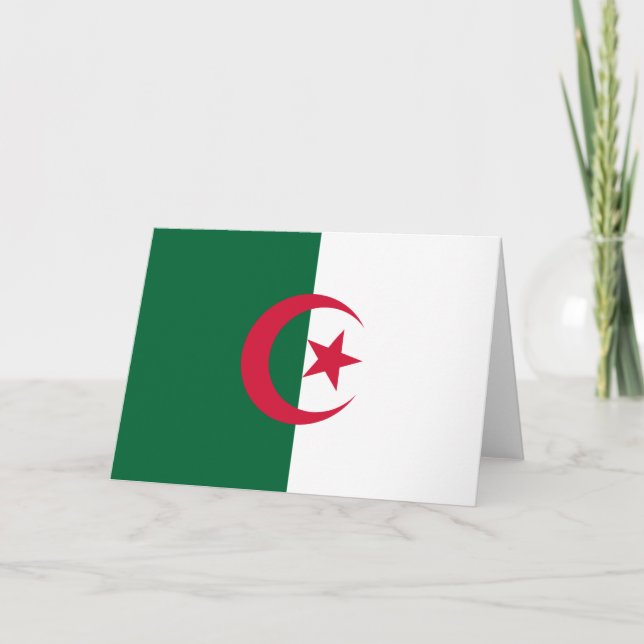Flag of Algeria Card (Front)