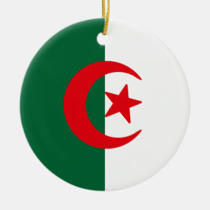 Flag of Algeria Ceramic Ornament