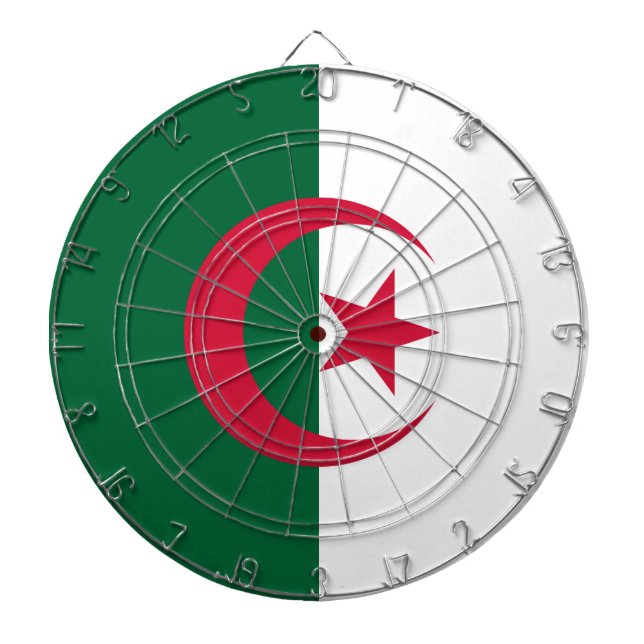 Flag of Algeria Dartboard (Front)