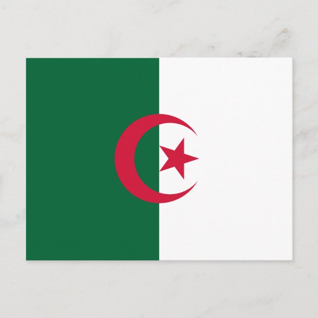 Flag of Algeria Postcard (Front)