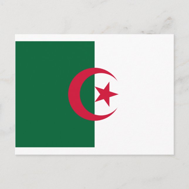 Flag of Algeria Postcard (Front)
