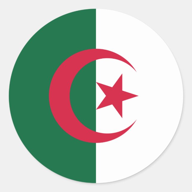 Flag of Algeria Sticker (Front)