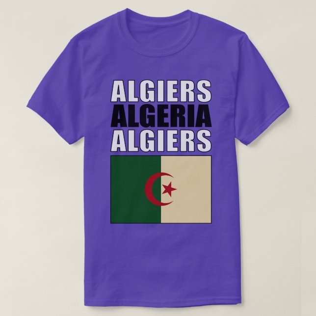 Flag of Algeria T-Shirt (Design Front)