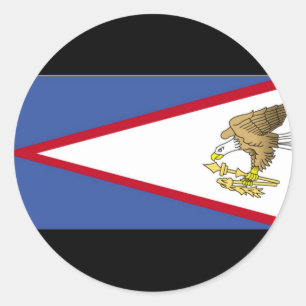 Flag of American Samoa Classic Round Sticker