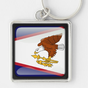Flag of American Samoa Key Ring