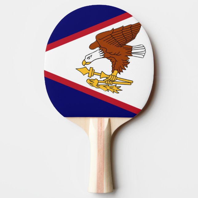 Flag of American Samoa Ping Pong Paddle (Back)