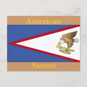 Flag of American Samoa Postcard