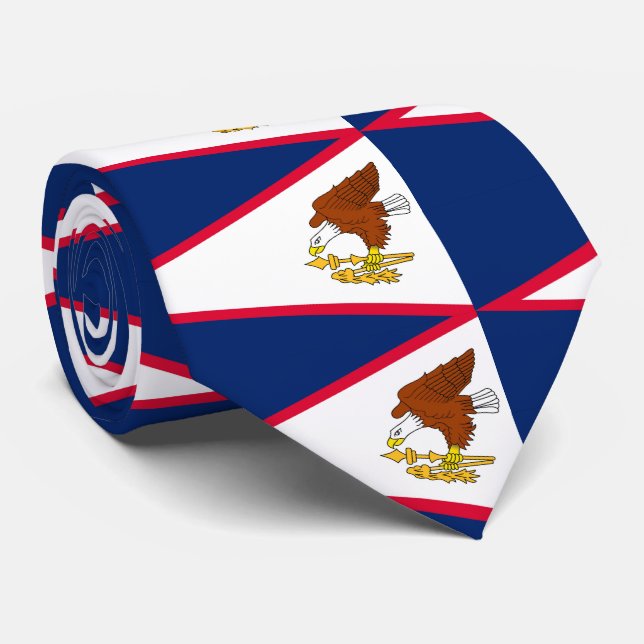 Flag of American Samoa Tie (Rolled)