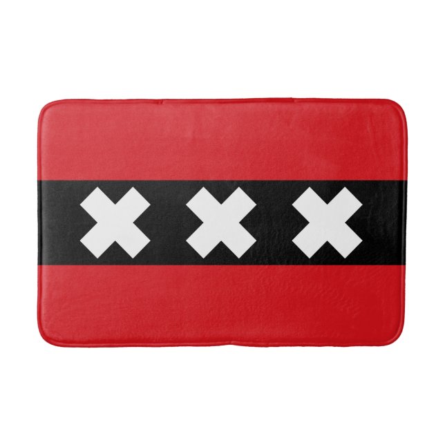 Flag of Amsterdam Bath Mat (Front)