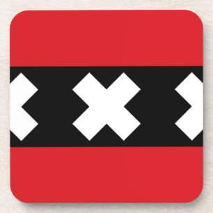 Flag of Amsterdam Coaster