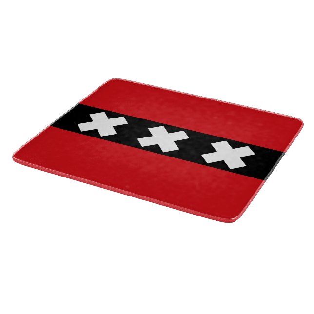 Flag of Amsterdam Cutting Board (Corner)