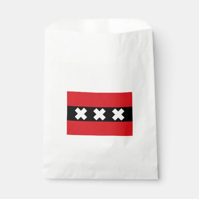 Flag of Amsterdam Favour Bag (Front)