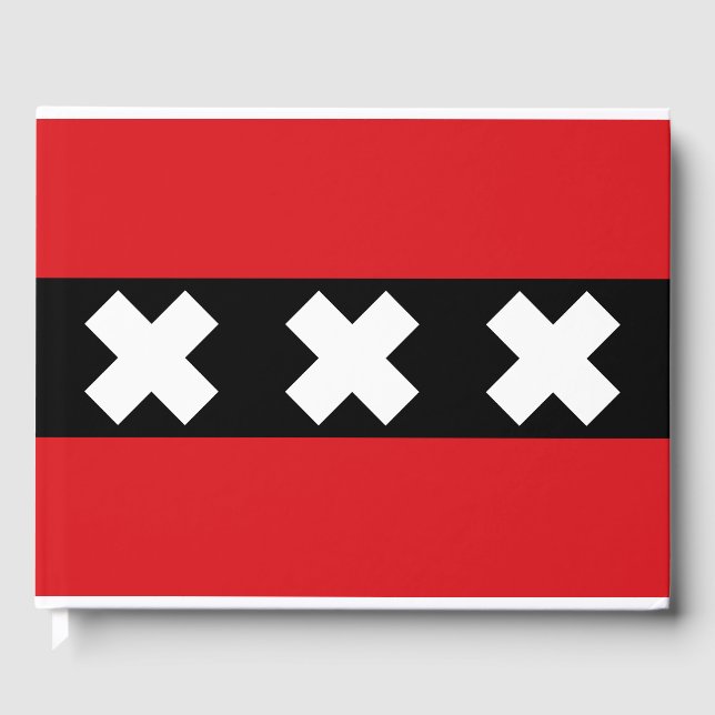 Flag of Amsterdam Guest Book (Front)