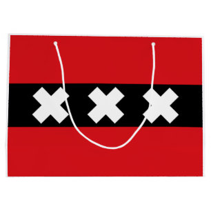 Flag of Amsterdam Large Gift Bag