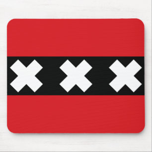 Flag of Amsterdam Mouse Pad