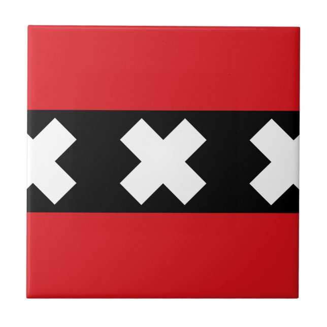 Flag of Amsterdam Tile (Front)