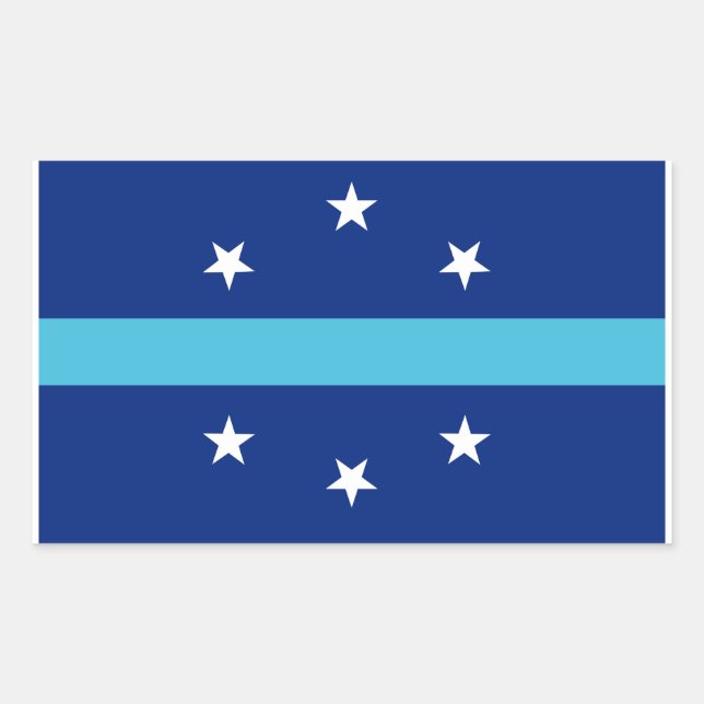 Flag of Anaheim, California Rectangular Sticker (Front)