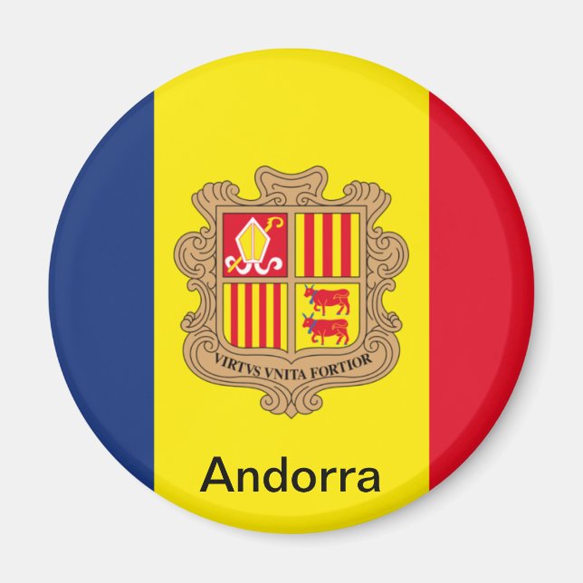 Flag of Andorra Magnet (Front)