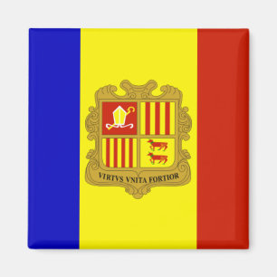 Flag of Andorra Magnet