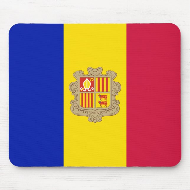 Flag of Andorra Mouse Pad (Front)