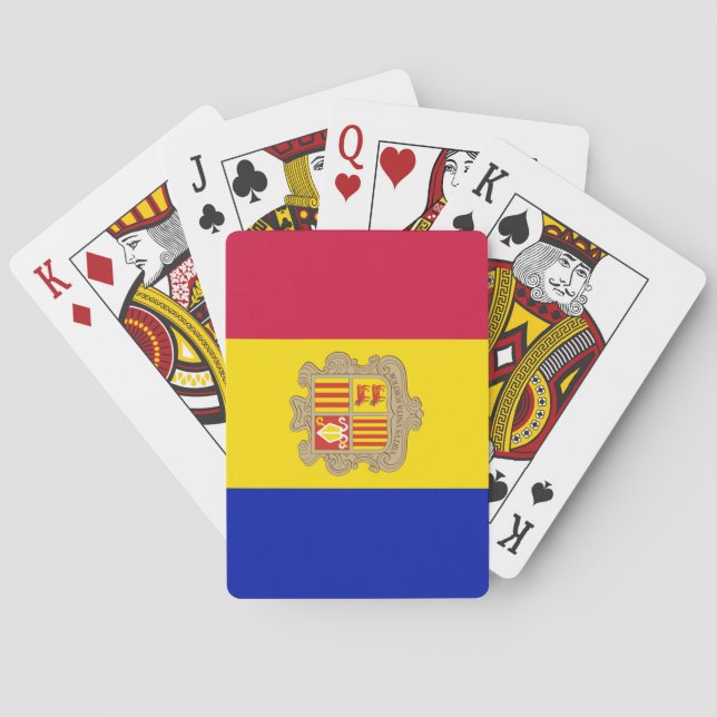 Flag of Andorra Playing Cards (Back)