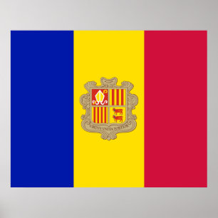 Flag of Andorra Poster