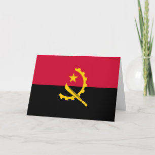 Flag of Angola Card
