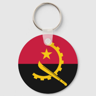 Flag of Angola Key Ring