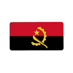 Flag of Angola  Labels