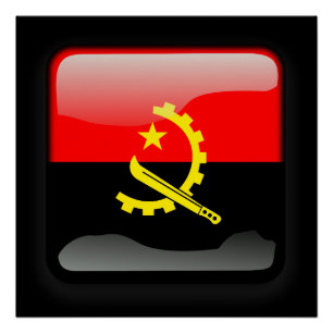 Flag of Angola Poster