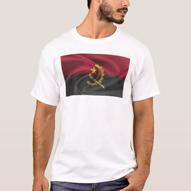 Flag Of Angola T-Shirt (Front)